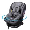 Автокресло AERO ISOFIX, ST-3, чёрный/красный, группа 0+1+2+3 (0-36 кг)