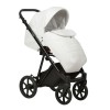Коляска Indigo ADAGIO 2в1, Белая кожа