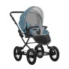 Коляска Aroteam COCOLINE 18 Prima 2в1, Серо-голубая кожа