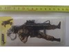 Брелок-сувенир автоматы из металла серии "Cross Fire" М16, FAMAS