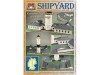 Сборная картонная модель Shipyard маяк Lighthouse Kampen with buildings (№74), 1/87