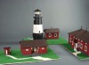 Сборная картонная модель Shipyard маяк Lighthouse Ulkokalla (№18), 1/72