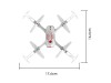 Р/У квадрокоптер Syma X22SW с FPV трансляцией Wi-Fi, 2.4G 6-AXIS  RTF