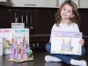 3D пазл из пенокартона ФИОЛЕТОВЫЙ ЗАМОК (35 деталей)