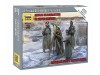 Сборные солдатики ZVEZDA Немецкий штаб в зимней форме, 1/72