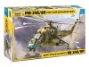 Сборная модель ZVEZDA Советский ударный вертолет Ми-24В/ВП, 1/48