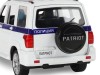Машина "АВТОПАНОРАМА" УАЗ "PATRIOT" Полиция, 1/26, свет, звук, инерция, в/к 24,5*12,5*10,5 см