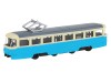 Трамвай "Автопанорама", синий, 1/90, свет, звук, инерция, в/к 22*13,5*5,8 см