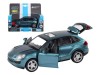 Машина "АВТОПАНОРАМА" Porsche Cayenne S, голубой, 1/32, свет, звук, инерция, в/к 17,5*13,5*9 см
