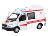 Машина "АВТОПАНОРАМА" Mercedes Sprinter "Скорая помощь", белый, 1/32, в/к 18*9*13,5 см