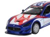 Машина "АВТОПАНОРАМА" Maserati Gran Turismo MC GT4, синий, 1/32, свет, звук, в/к 17,5*13,5*9 см