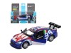 Машина "АВТОПАНОРАМА" Maserati Gran Turismo MC GT4, синий, 1/32, свет, звук, в/к 17,5*13,5*9 см