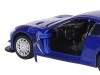 Машина "АВТОПАНОРАМА" Maserati Gran Turismo MC GT4, синий, 1/43, инерция, в/к 17,5*12,5*6,5 см