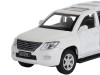 Машина "АВТОПАНОРАМА" Lexus LX570, белый, 1/43, инерция, в/к 17,5*12,5*6,5 см