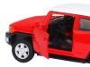 Машина "АВТОПАНОРАМА" Toyota FJ Cruiser, красный, 1/43, инерция, в/к 17,5*12,5*6,5 см