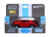 Машина "АВТОПАНОРАМА" Toyota FJ Cruiser, красный, 1/43, инерция, в/к 17,5*12,5*6,5 см