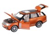 Машина "АВТОПАНОРАМА" 2013 Range Rover, оранжевый, 1/34, свет, звук, инерция, в/к 17,5*13,5*9 см