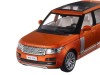 Машина "АВТОПАНОРАМА" 2013 Range Rover, оранжевый, 1/34, свет, звук, инерция, в/к 17,5*13,5*9 см