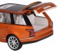 Машина "АВТОПАНОРАМА" 2013 Range Rover, оранжевый, 1/34, свет, звук, инерция, в/к 17,5*13,5*9 см