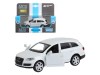 Машина "АВТОПАНОРАМА" Audi Q7, белый, 1/43, инерция, в/к 17,5*12,5*6,5 см