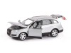 Машина "АВТОПАНОРАМА" Audi Q7, серебряный, 1/32, свет, звук, инерция, в/к 17,5*13,5*9 см