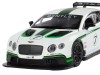Машина "АВТОПАНОРАМА" Bentley Continental GT3, белый, 1/32, свет, звук, инерция, в/к 17,5*13,5*9 см