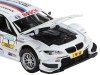 Машина "АВТОПАНОРАМА" BMW M3 DTM, белый, 1/32, свет, звук, инерция, в/к 17,5*13,5*9 см