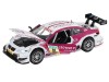 Машина "АВТОПАНОРАМА" BMW M3 DTM, белый-розовый, 1/32, свет, звук, инерция, в/к 17,5*13,5*9 см