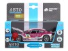 Машина "АВТОПАНОРАМА" BMW M3 DTM, белый-розовый, 1/32, свет, звук, инерция, в/к 17,5*13,5*9 см