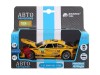 Машина "АВТОПАНОРАМА" BMW M3 DTM, желтый, 1/32, свет, звук, инерция, в/к 17,5*13,5*9 см