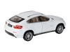 Машина "АВТОПАНОРАМА" BMW X6, белый, 1/32 , свет, звук, инерция, в/к 17,5*13,5*9 см