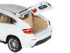 Машина "АВТОПАНОРАМА" BMW X6, белый, 1/32 , свет, звук, инерция, в/к 17,5*13,5*9 см