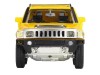 Машина "АВТОПАНОРАМА" Hummer H3, желтый, 1/32, свет, звук, инерция, в/к 17,5*13,5*9 см