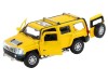 Машина "АВТОПАНОРАМА" Hummer H3, желтый, 1/32, свет, звук, инерция, в/к 17,5*13,5*9 см