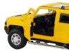 Машина "АВТОПАНОРАМА" Hummer H3, желтый, 1/32, свет, звук, инерция, в/к 17,5*13,5*9 см
