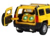 Машина "АВТОПАНОРАМА" Hummer H3, желтый, 1/32, свет, звук, инерция, в/к 17,5*13,5*9 см