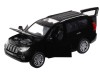 Машина "АВТОПАНОРАМА" Land Cruiser Prado, черный, 1/32, свет, звук, инерция, в/к 17,5*13,5*9 см