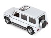 Машина "АВТОПАНОРАМА" Mercedes-Benz G350d, белый, 1/32, свет, звук, инерция, в/к 18*9*13,5 см