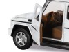 Машина "АВТОПАНОРАМА" Mercedes-Benz G350d, белый, 1/32, свет, звук, инерция, в/к 18*9*13,5 см