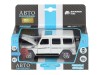 Машина "АВТОПАНОРАМА" Mercedes-Benz G350d, белый, 1/32, свет, звук, инерция, в/к 18*9*13,5 см