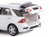 Машина "АВТОПАНОРАМА" Mercedes-Benz ML63 AMG, белый, 1/32, свет, звук, инерция, в/к 17,5*13,5*9 см