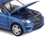 Машина "АВТОПАНОРАМА" Mercedes-Benz ML63 AMG, синий, 1/32, свет, звук, инерция, в/к 17,5*13,5*9 см