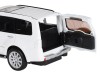 Машина "АВТОПАНОРАМА" Mitsubishi Pajero 4WD Tubro, белый, 1/33, свет, звук, в/к 17,5*13,5*9 см