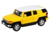 Машина "АВТОПАНОРАМА" Toyota FJ Cruiser,желтый, 1/32, свет, звук, инерция, в/к 17,5*13,5*9 см