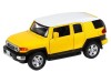 Машина "АВТОПАНОРАМА" Toyota FJ Cruiser,желтый, 1/32, свет, звук, инерция, в/к 17,5*13,5*9 см
