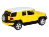 Машина "АВТОПАНОРАМА" Toyota FJ Cruiser,желтый, 1/32, свет, звук, инерция, в/к 17,5*13,5*9 см