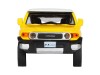 Машина "АВТОПАНОРАМА" Toyota FJ Cruiser,желтый, 1/32, свет, звук, инерция, в/к 17,5*13,5*9 см