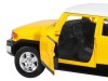 Машина "АВТОПАНОРАМА" Toyota FJ Cruiser,желтый, 1/32, свет, звук, инерция, в/к 17,5*13,5*9 см