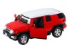 Машина "АВТОПАНОРАМА" Toyota FJ Cruiser, красный, 1/32, свет, звук, инерция, в/к 17,5*13,5*9 см