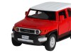 Машина "АВТОПАНОРАМА" Toyota FJ Cruiser, красный, 1/32, свет, звук, инерция, в/к 17,5*13,5*9 см